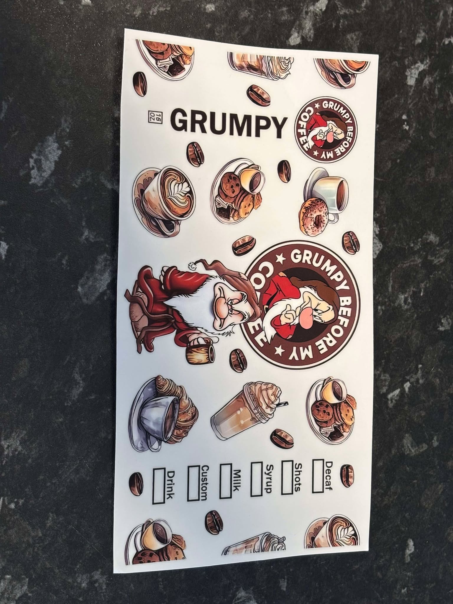 Grumpy before coffee